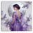 Lilac Moon Silence Wrapped Canvas Wall Art-1362130560