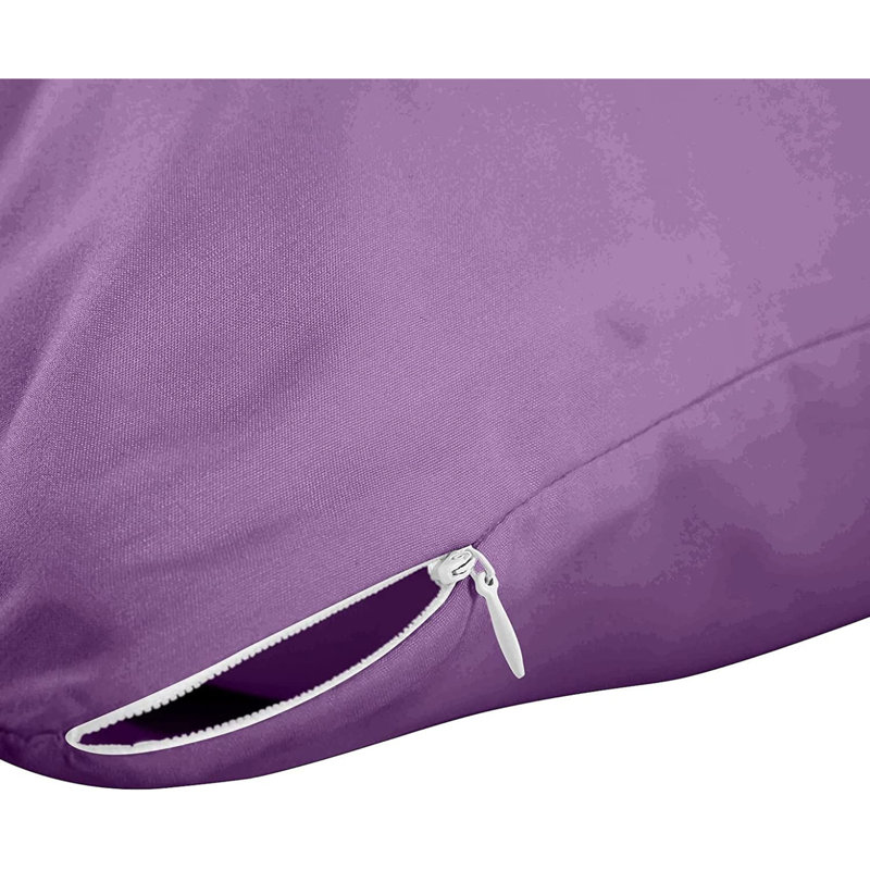 Housse de coussin en microfibre, Lavande