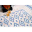 Tapis gris / bleu clair Southwestern-386740048