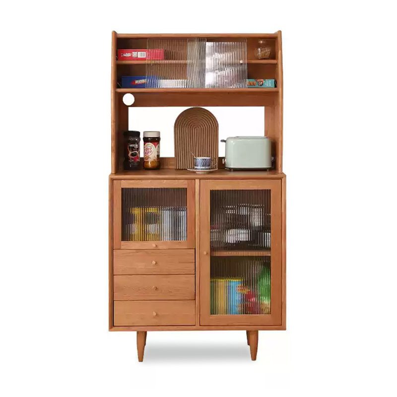 Armoire scandinave simple en bois massif