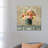 Tulips In Teal And Gold Hatbox by Danhui Nai - Print on Canvas-1594757022-1594757014