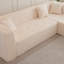 Canapé modulaire en L 105,5 po, canapé modulaire en L capitonné à assise profonde avec méridienne pour salon-1561291841