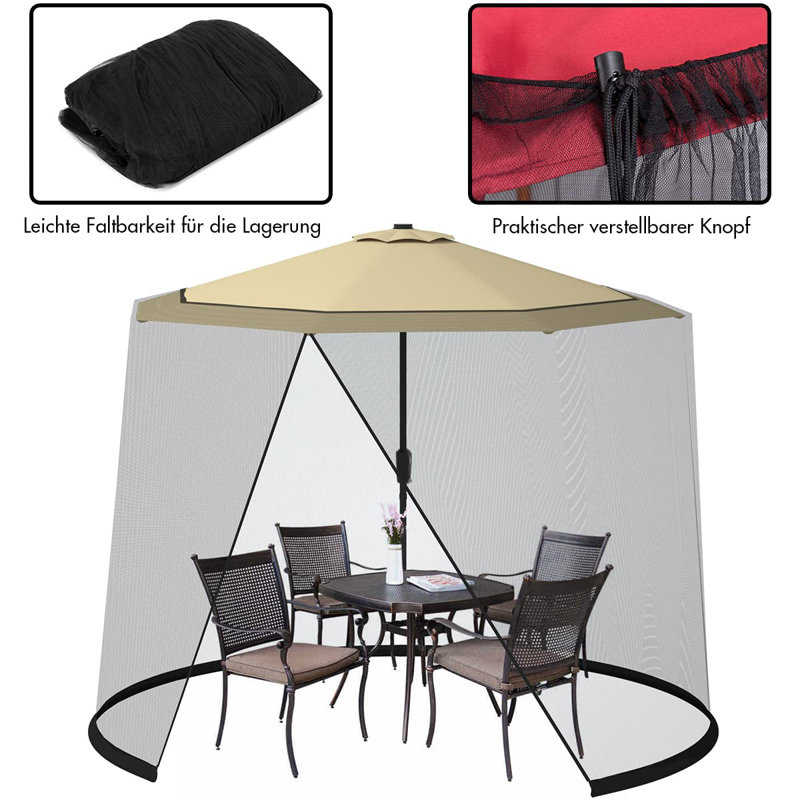 Aprell Dakota Fields Black Polyester Screen