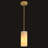 1 - Light Kitchen Island Cylinder Pendant Lights With Alabaster Shade-1556090455