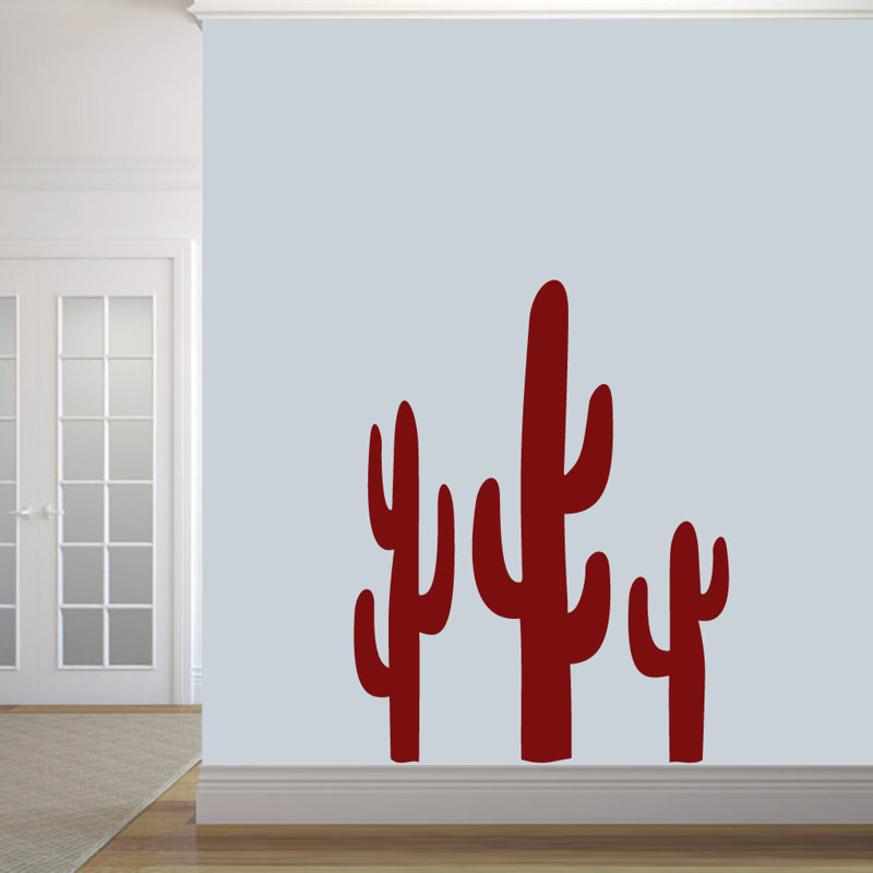 Plants & Flowers Non-Wall Damaging Wall Decal, Cranberry