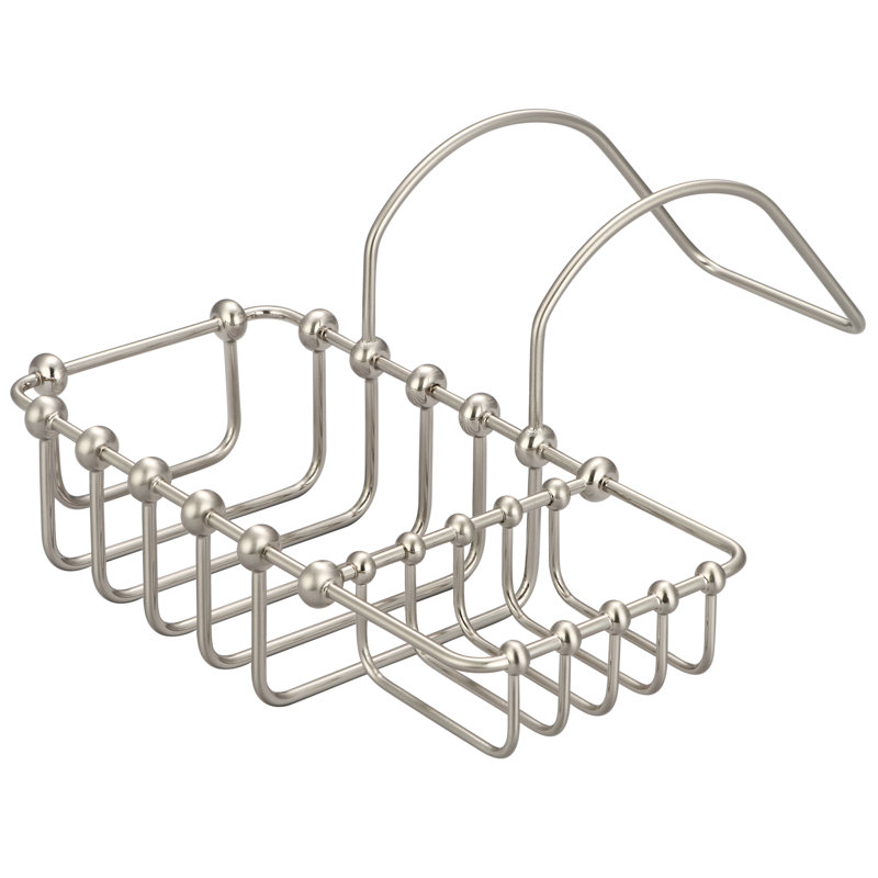 Loraine Hanging Shower Basket, Brushed Nickel