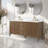 Laval 60" Double Sink Freestanding Bathroom Vanity with Engineered Marble Top-105275161-105275159
