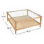 Table basse à 4 pieds avec rangement Broderick