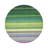 Gradient Vegan Leather Round Pebble Placemat-50817692
