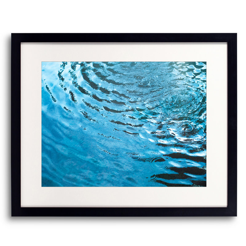 Fountain Print by Petra Trimmel, Black Framed Paper, 16" H x 20" W