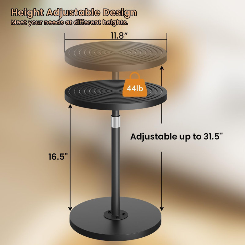 Adjustable-Height Drink Table