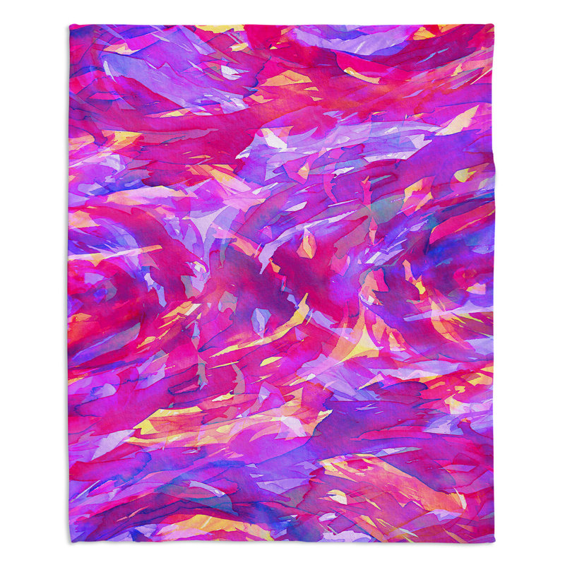 Couverture sherpa douce motley flow i, l 51 po x L 60 po