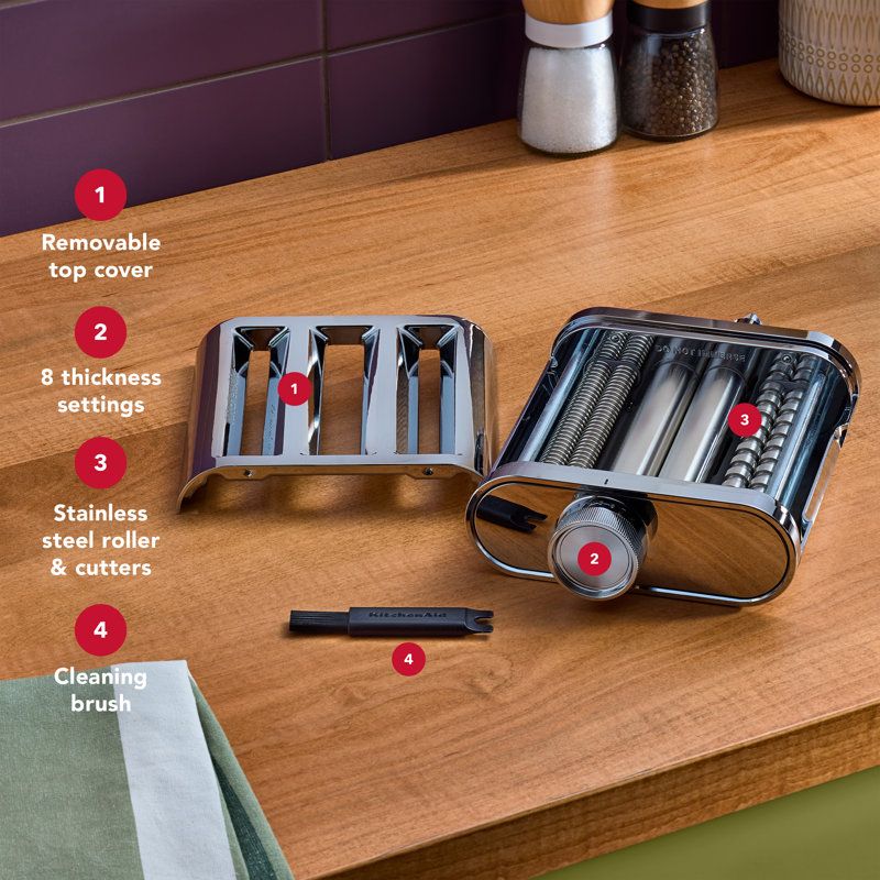 KitchenAid® 3-in-1 Metal Pasta Attachment
