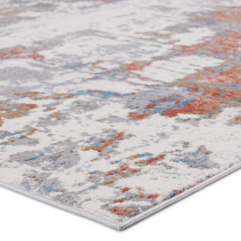 Grotto Abstract Indoor Rug, Runner 3' x 12'