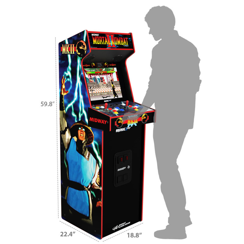 Mortal Kombat II Deluxe Arcade Game with 17" LCD Screen