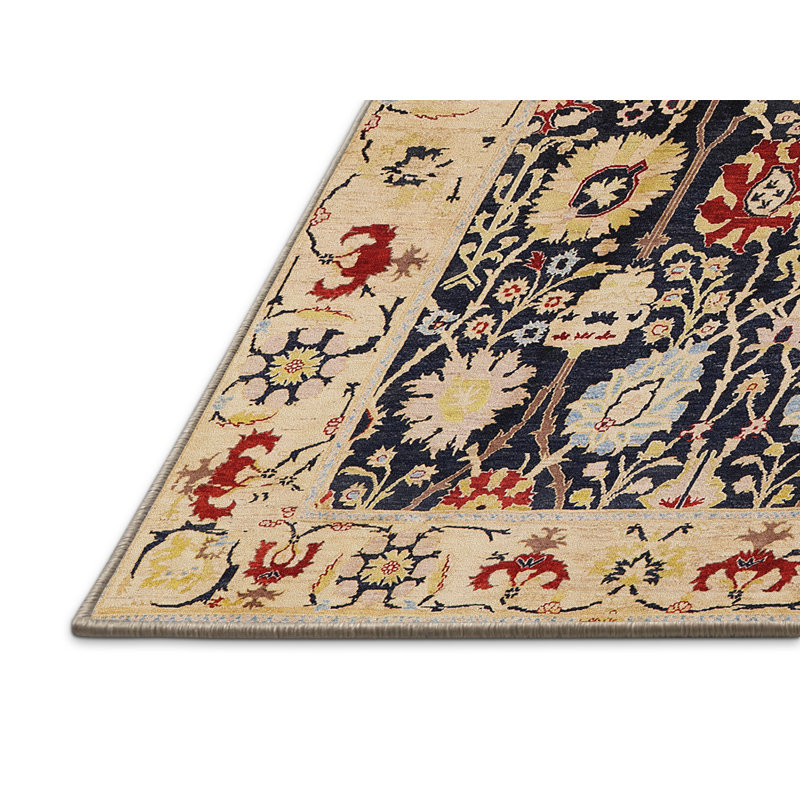 Tapis oriental noir / beige / rouge / noir Unoss, Rectangle 8 pi x 12 pi