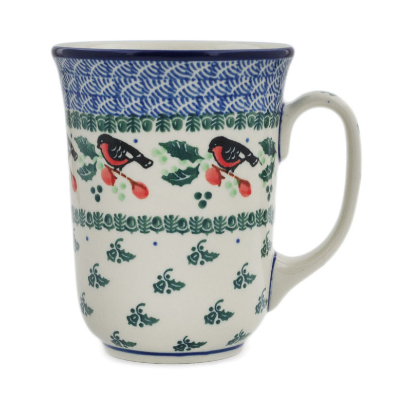 17 oz. Grande tasse en grès - Holly Robin