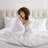 Bed-in-a-Bag Pinch Pleat Comforter Set with Bed Sheets & Down Alternative Pillows-115707312-115707307
