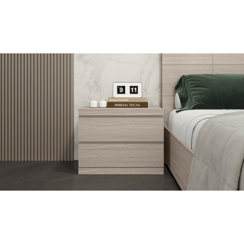 Anna Nightstand , Beige