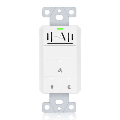 Capteur d'humidité et interrupteur pour ventilateur de salle de bain, ventilateur, lumière DEL, veilleuse, contrôle de l'humidité de l'air, minuterie