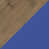 Bleu/brun
