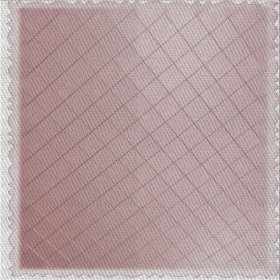 Tapis décoratif rose clair géométrique Pattison