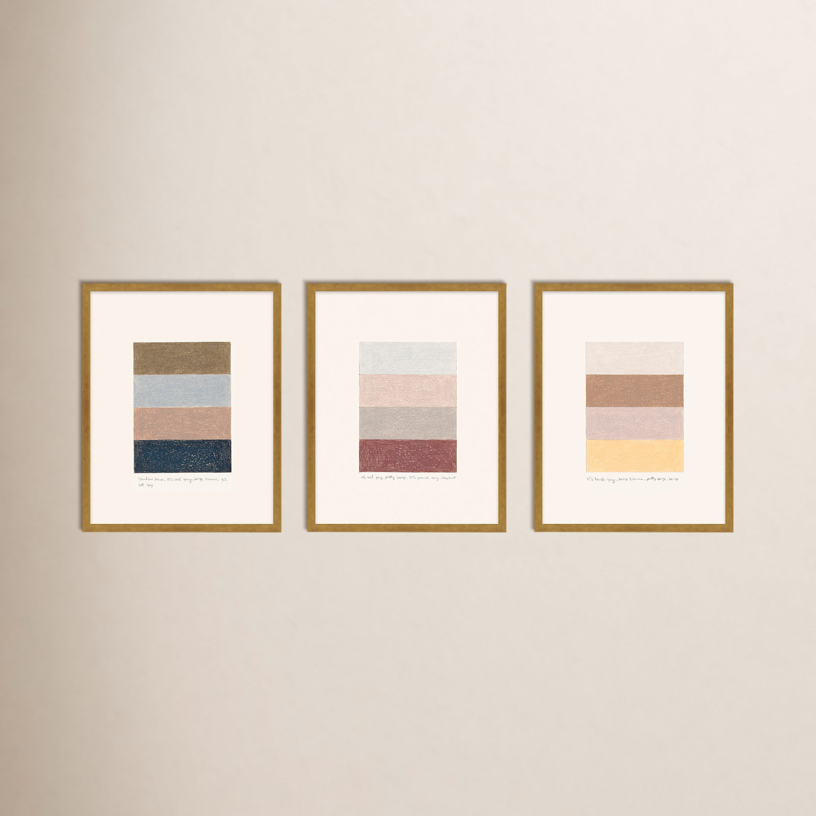 Stacks by Beth James, Gold Framed, 38" H x 30" W x 1.25" D