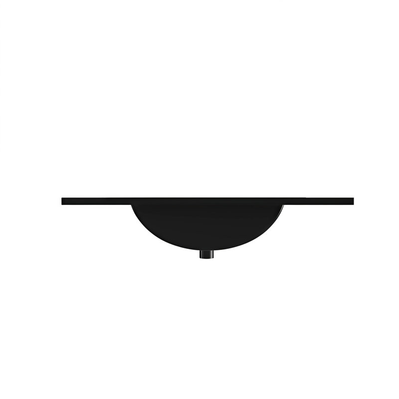 Valdren 30" Matte Black Replacement Ceramic Vanity Top