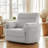 Oversized 54" Faux Fur Power Recliner Chair with Adjustable Lumbar Support & USB Charging Port-1285595409