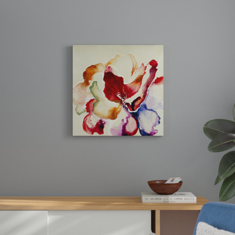 " Hyperchromic III " by Rikki Drotar Painting Print, Wrapped Canvas, 24" H x 24" W x 1.25" D