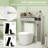 Mahnur Freestanding Over The Toilet Storage-536406039