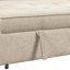 Canapé modulaire réversible moderne en L à 3 places avec canapé-lit, chaise de rangement et 2 tabourets pour des meubles de salon polyvalents-331624650