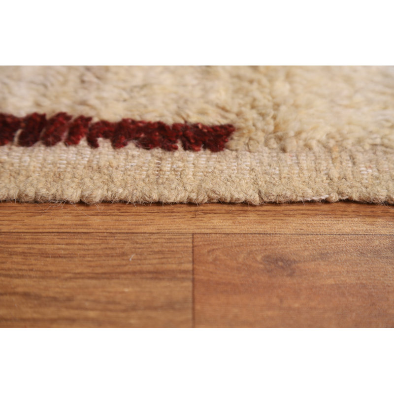 Tapis tribal marocain noué à la main 10 x 12