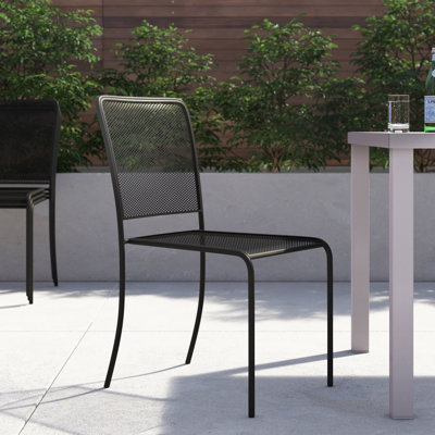 Chesapeake Metal Outdoor Stacking Dining Side Chair