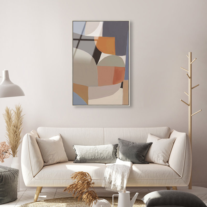 Muted Truth Print by Oliver Gal, 46"H x 31"W, Silver Floater Frame