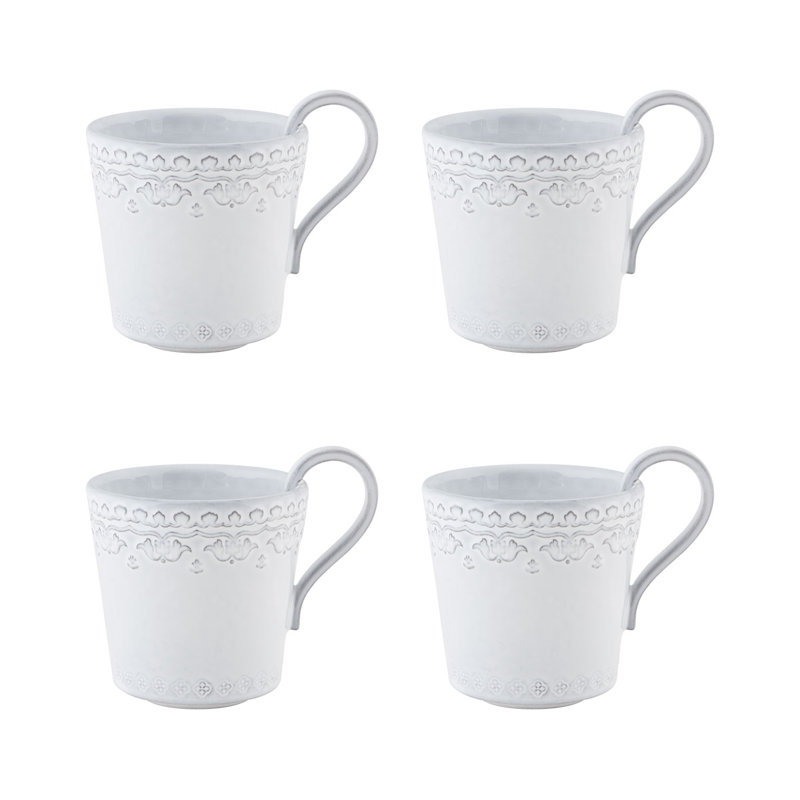 Grande tasse à café Rua Nova, Blanc antique, 16.9
