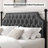 Artevious Upholstered Metal Canopy Storage Bed-234378577-234378578