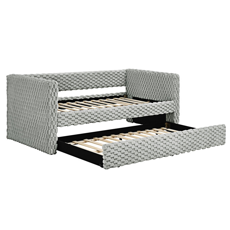 Upholstered Sofa Bed Daybed, Dark Gray