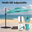 Parasol de patio extérieur en porte-à-faux avec couvercle Deboah-348725398-402511644