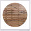 Table basse durable en bois d'acacia massif, conception ronde pour une élégance naturelle et des espaces compacts