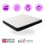 Blizzard Black Border Quilted Hypoallergenic Memory Sprung Mattress-1288788197