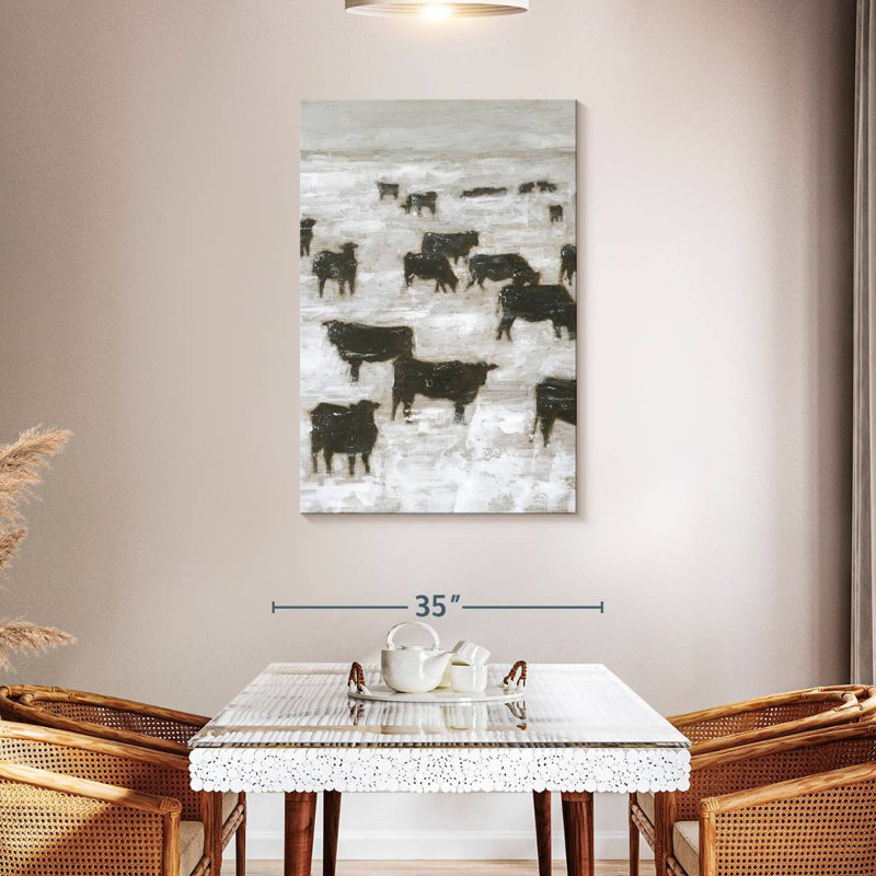 Brampt Winter Grazing II, 45" H x 30" W
