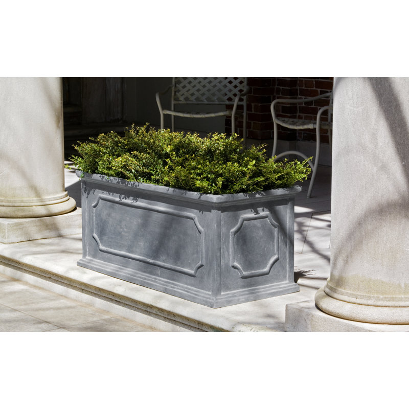 Hampshire Handmade Planter, 17" H x 39.5" W x 17.75" D, Lead Lite