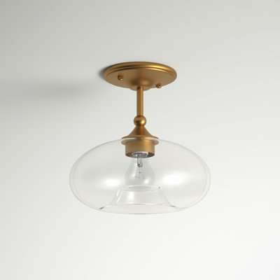 Bellino Glass Semi Flush Mount