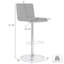 Tabouret de bar pivotant à hauteur réglable pour îlot de cuisine