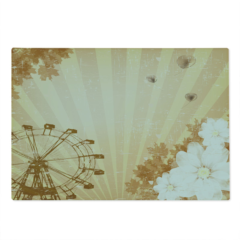 Planche à découper grande roue Ambesonne