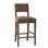 Dilworth Upholstered Bar Stool with Solid Wood Frame