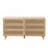 Abagayle 59'' Wide 6 - Drawer Dresser Rattan Bedroom Dresser Wood Dresser-1964316700