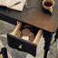 Bureau d'écriture en bois noir exquis