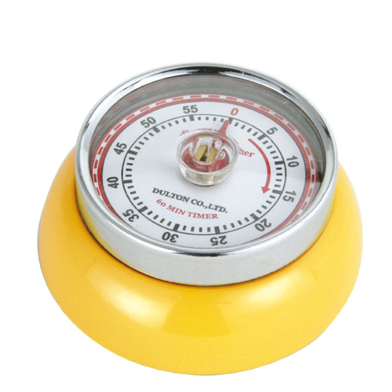 Minuterie de cuisine rétro Zassenhaus, Jaune